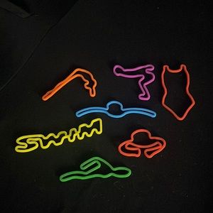 Vintage silly bands-swim team